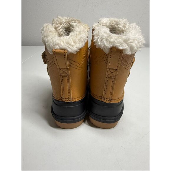 NWOT Cat & Jack Toddler Denver Winter Boots Cognac Size 7 See Description - Picture 6 of 9